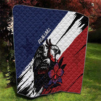 Panama Quilt Harpy Eagle Bird Grunge Style