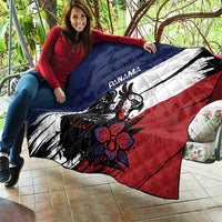 Panama Quilt Harpy Eagle Bird Grunge Style