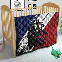 Panama Quilt Harpy Eagle Bird Grunge Style