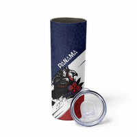 Personalized Panama Skinny Tumbler Harpy Eagle Bird Grunge Style