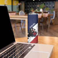 Personalized Panama Skinny Tumbler Harpy Eagle Bird Grunge Style