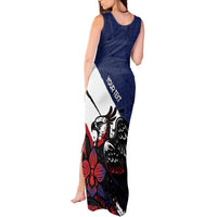 Personalized Panama Tank Maxi Dress Harpy Eagle Bird Grunge Style