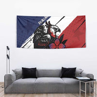 Panama Tapestry Harpy Eagle Bird Grunge Style