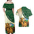 Personalized Djibouti Couples Matching Off Shoulder Maxi Dress and Hawaiian Shirt Camel Holding Jabuuti Flag