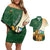 Personalized Djibouti Couples Matching Off Shoulder Short Dress and Hawaiian Shirt Camel Holding Jabuuti Flag