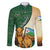 Personalized Djibouti Family Matching Summer Maxi Dress and Hawaiian Shirt Camel Holding Jabuuti Flag