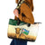 Djibouti Leather Tote Bag Camel Holding Jabuuti Flag