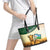 Djibouti Leather Tote Bag Camel Holding Jabuuti Flag
