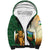 Personalized Djibouti Sherpa Hoodie Camel Holding Jabuuti Flag