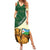Personalized Djibouti Summer Maxi Dress Camel Holding Jabuuti Flag