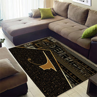 Egypt Deshret Crown Area Rug Ancient Mythology Pharaoh With Pschent