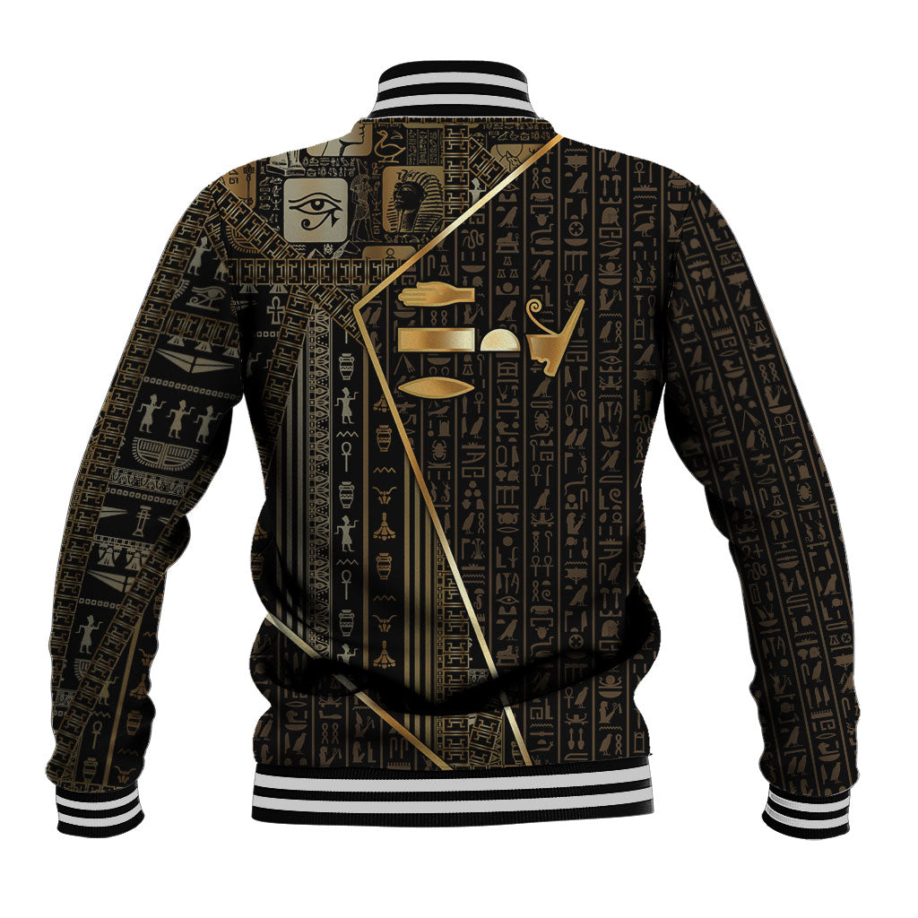 Egypt Deshret Crown Baseball Jacket Ancient Mythology Pharaoh With Pschent
