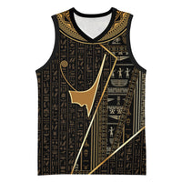 Egypt Deshret Crown Basketball Jersey Ancient Mythology Pharaoh With Pschent