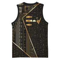 Egypt Deshret Crown Basketball Jersey Ancient Mythology Pharaoh With Pschent