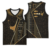 Egypt Deshret Crown Basketball Jersey Ancient Mythology Pharaoh With Pschent
