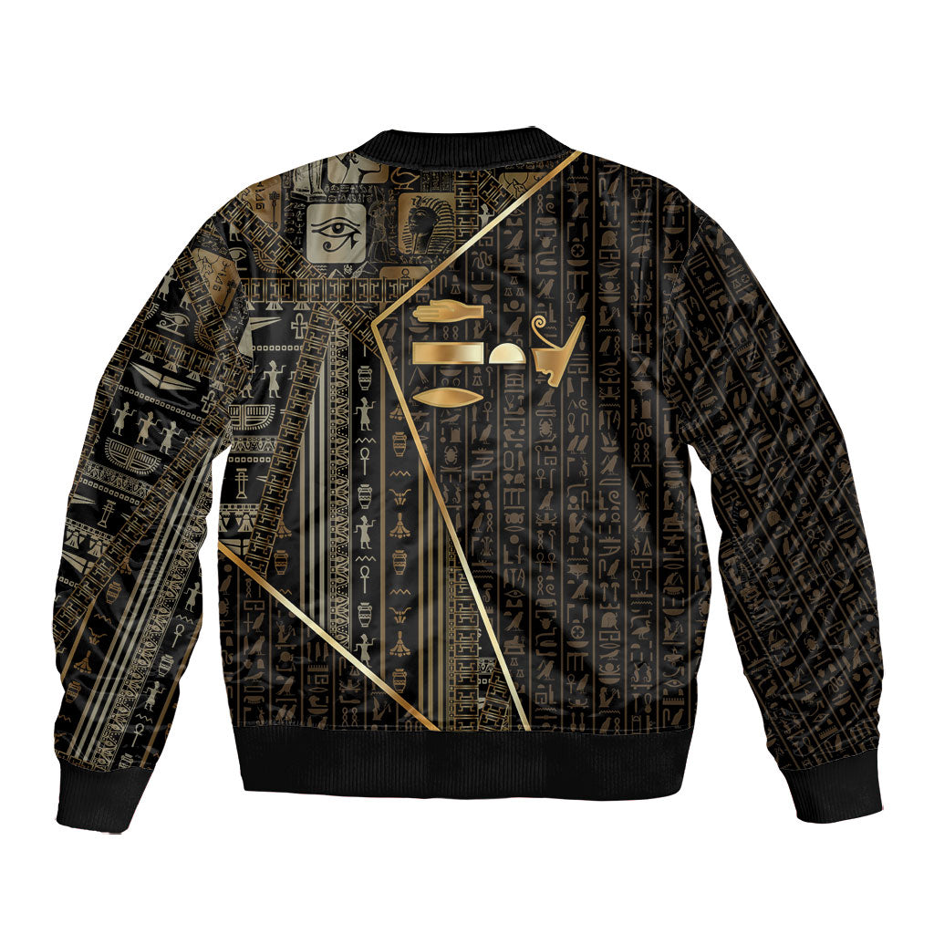 Egypt Deshret Crown Bomber Jacket Ancient Mythology Pharaoh With Pschent