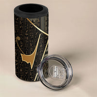Egypt Deshret Crown 4 in 1 Can Cooler Tumbler Ancient Mythology Pharaoh With Pschent