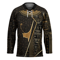 Egypt Deshret Crown Hockey Jersey Ancient Mythology Pharaoh With Pschent
