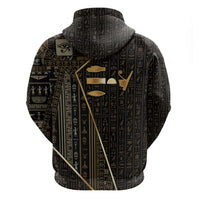 Egypt Deshret Crown Hoodie Ancient Mythology Pharaoh With Pschent