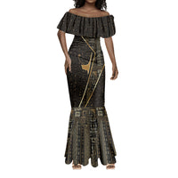 Egypt Deshret Crown Mermaid Dress Ancient Mythology Pharaoh With Pschent