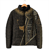 Egypt Deshret Crown Padded Jacket Ancient Mythology Pharaoh With Pschent