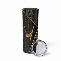 Egypt Deshret Crown Skinny Tumbler Ancient Mythology Pharaoh With Pschent