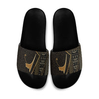 Egypt Deshret Crown Slide Sandals Ancient Mythology Pharaoh With Pschent