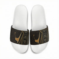 Egypt Deshret Crown Slide Sandals Ancient Mythology Pharaoh With Pschent