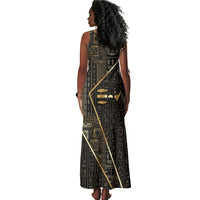 Egypt Deshret Crown Tank Maxi Dress Ancient Mythology Pharaoh With Pschent
