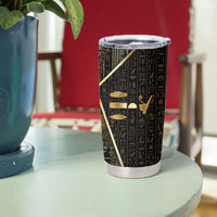 Egypt Deshret Crown Tumbler Cup Ancient Mythology Pharaoh With Pschent