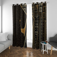 Egypt Deshret Crown Window Curtain Ancient Mythology Pharaoh With Pschent