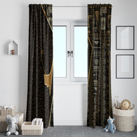 Egypt Deshret Crown Window Curtain Ancient Mythology Pharaoh With Pschent