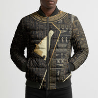 Egypt Hedjet Crown Bomber Puffer Jacket Ancient Mythology Upper Pharaoh
