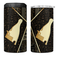 Egypt Hedjet Crown 4 in 1 Can Cooler Tumbler Ancient Mythology Upper Pharaoh