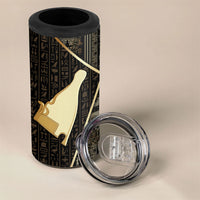 Egypt Hedjet Crown 4 in 1 Can Cooler Tumbler Ancient Mythology Upper Pharaoh