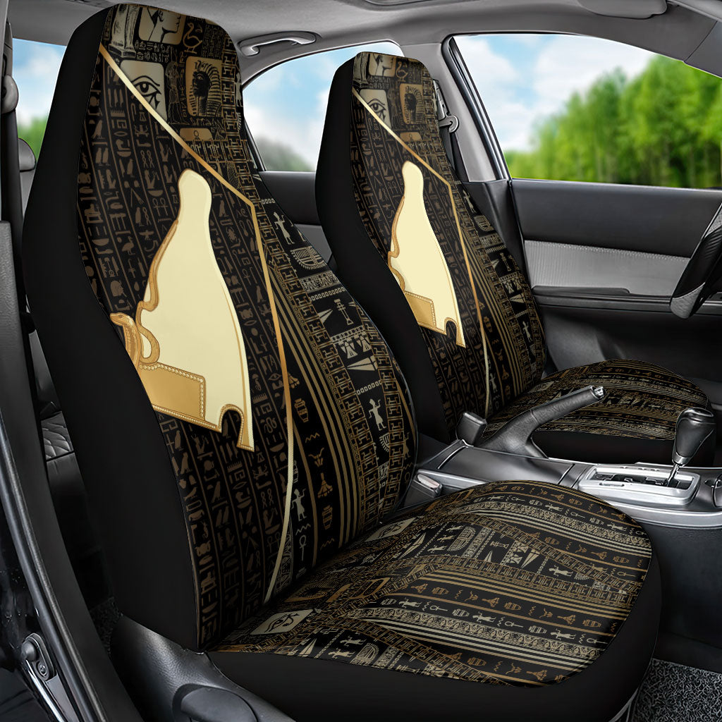 Egypt Hedjet Crown Car Seat Cover Ancient Mythology Upper Pharaoh