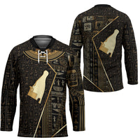 Egypt Hedjet Crown Hockey Jersey Ancient Mythology Upper Pharaoh