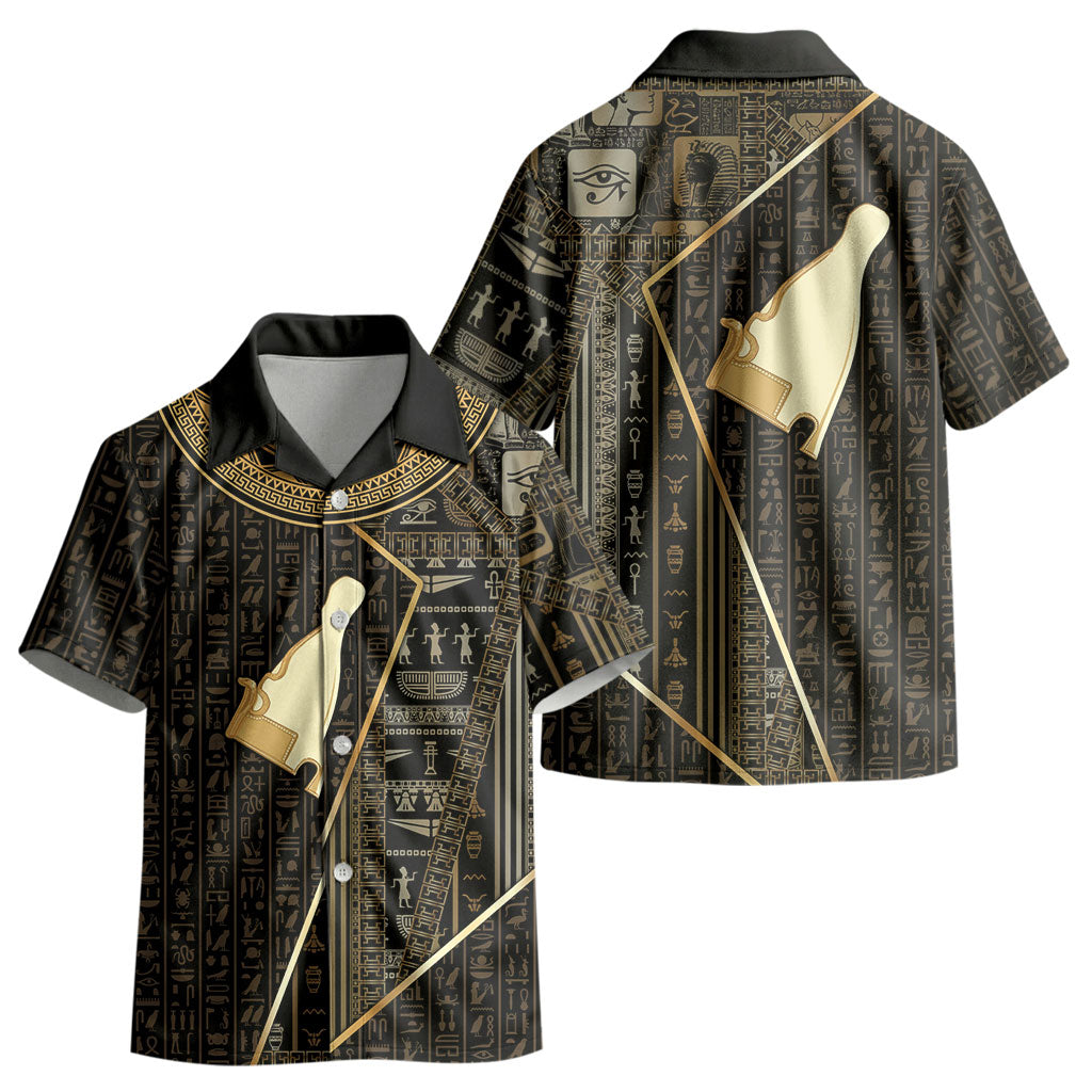 Egypt Hedjet Crown Kid Hawaiian Shirt Ancient Mythology Upper Pharaoh DT05