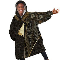 Egypt Hedjet Crown Kid Wearable Blanket Hoodie Ancient Mythology Upper Pharaoh