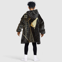 Egypt Hedjet Crown Kid Wearable Blanket Hoodie Ancient Mythology Upper Pharaoh