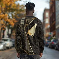 Egypt Hedjet Crown Long Sleeve Shirt Ancient Mythology Upper Pharaoh
