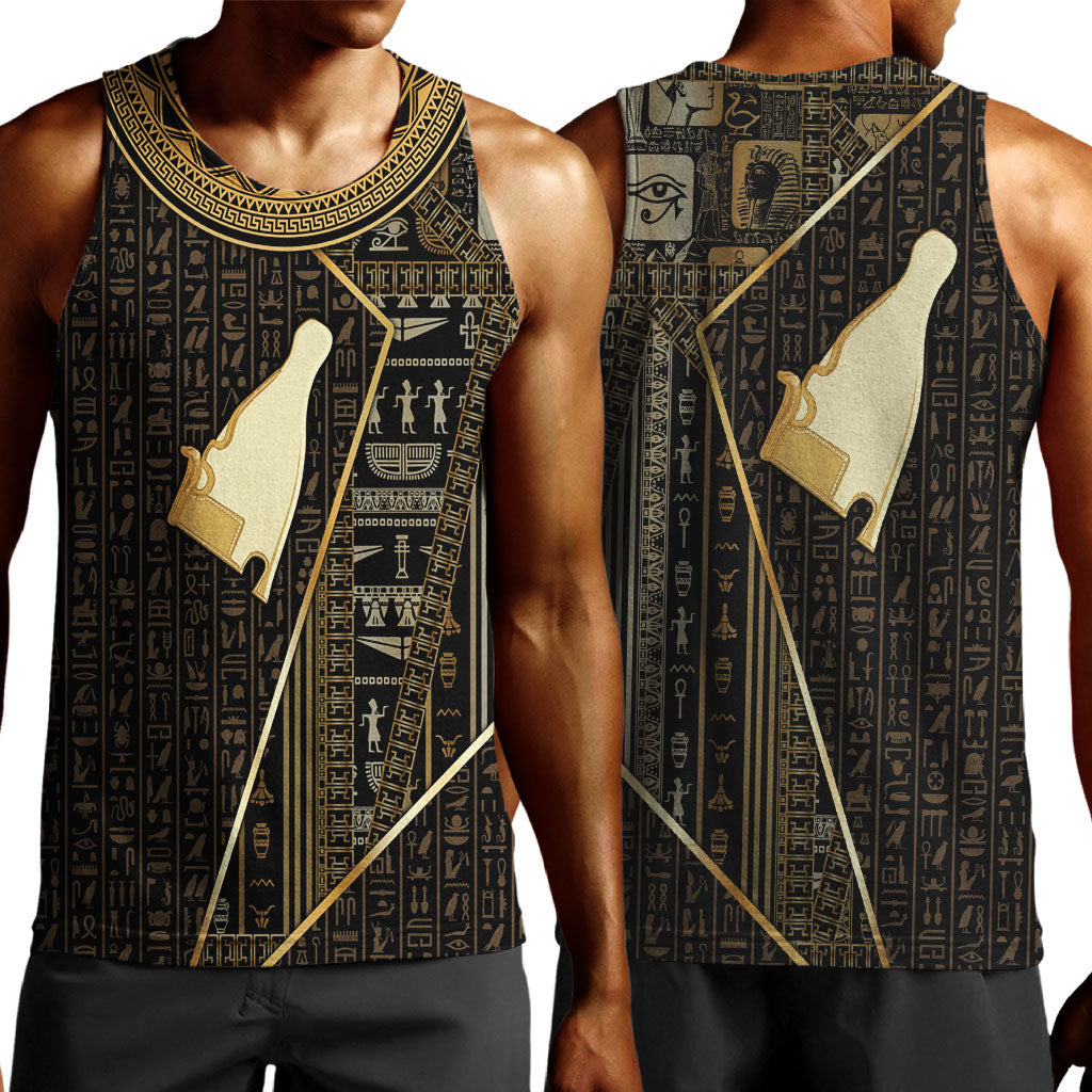 Egypt Hedjet Crown Men Tank Top Ancient Mythology Upper Pharaoh