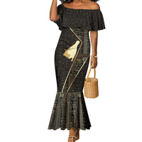 Egypt Hedjet Crown Mermaid Dress Ancient Mythology Upper Pharaoh
