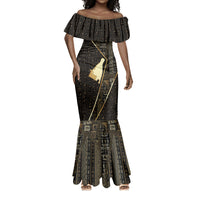 Egypt Hedjet Crown Mermaid Dress Ancient Mythology Upper Pharaoh