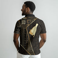 Egypt Hedjet Crown Polo Shirt Ancient Mythology Upper Pharaoh DT05