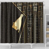 Egypt Hedjet Crown Shower Curtain Ancient Mythology Upper Pharaoh