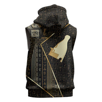 Egypt Hedjet Crown Sleeveless Hoodie Ancient Mythology Upper Pharaoh
