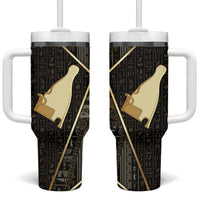 Egypt Hedjet Crown Tumbler With Handle Ancient Mythology Upper Pharaoh