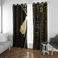Egypt Hedjet Crown Window Curtain Ancient Mythology Upper Pharaoh