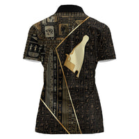 Egypt Hedjet Crown Women Polo Shirt Ancient Mythology Upper Pharaoh